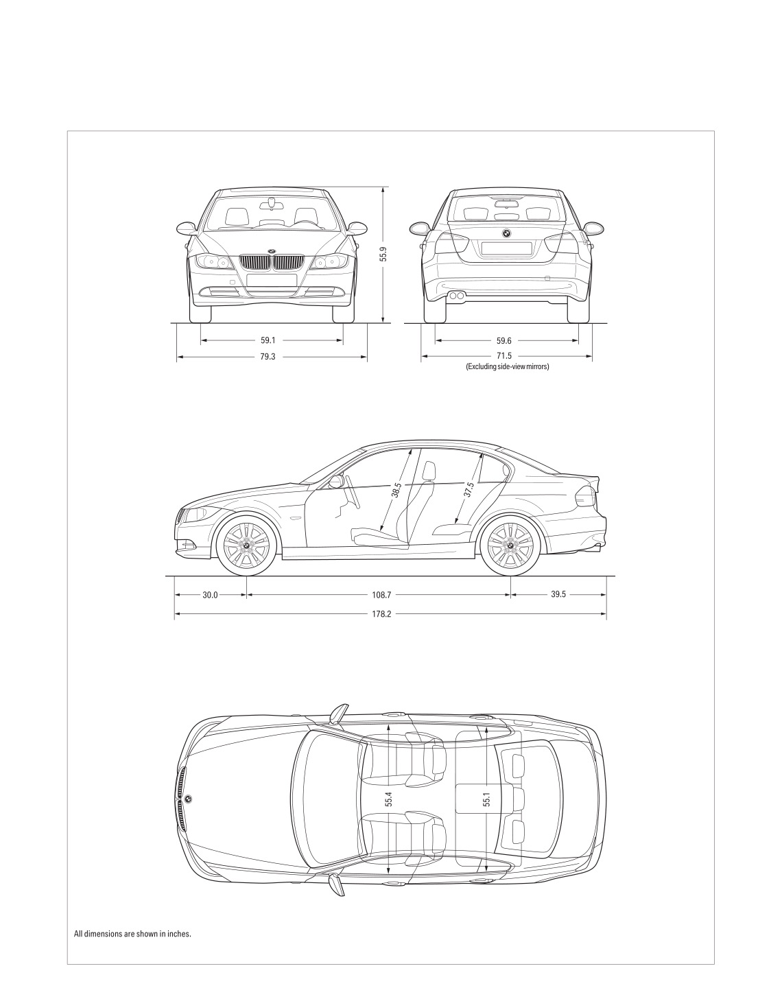 2008 BMW 3-Series Sedan Brochure Page 2